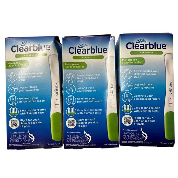 Clearblue Menopause Stage Indicator 5 Test Sticks Helps Track Menopause Journey - Picture 3 of 4